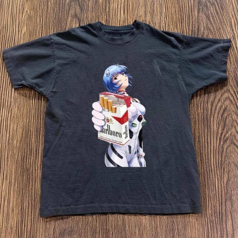 Gildan Black T Shirt Black Anime T Shirt With A Cool Design